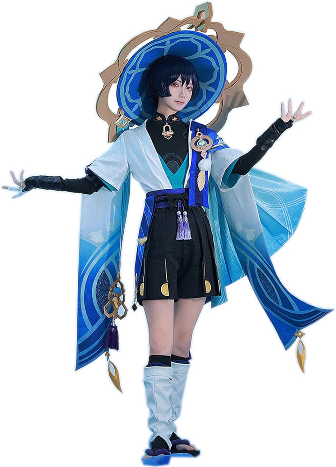 【Azuiblc】原神 スカラマシュ 放浪者 散兵 コスプレ衣装 コスチュームセット グッズ げんしん おしゃれ アニメ cosplay - Azuiblc