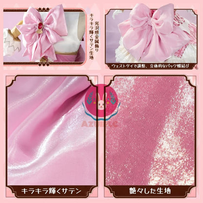 【Azuiblc】魔法少女まどか☆マギカ 鹿目まどか 劇場版 コスプレ 衣装 礼服　ワンピース　魔法少女 可愛い まどマギ　ピンク ロリータ コスチュームセット グッズ cosplay - Azuiblc