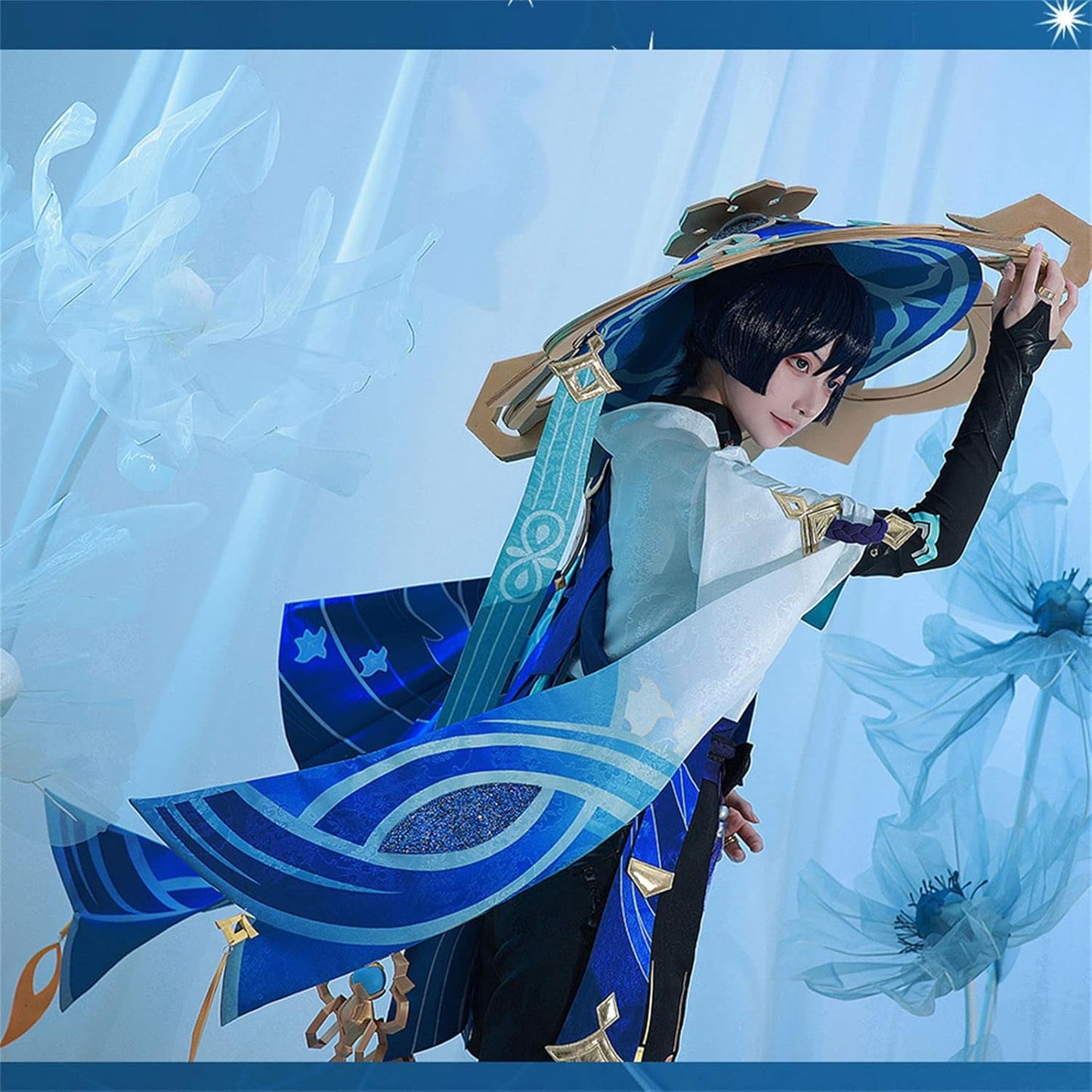 【Azuiblc】原神 スカラマシュ 放浪者 散兵 コスプレ衣装 コスチュームセット グッズ げんしん おしゃれ アニメ cosplay - Azuiblc