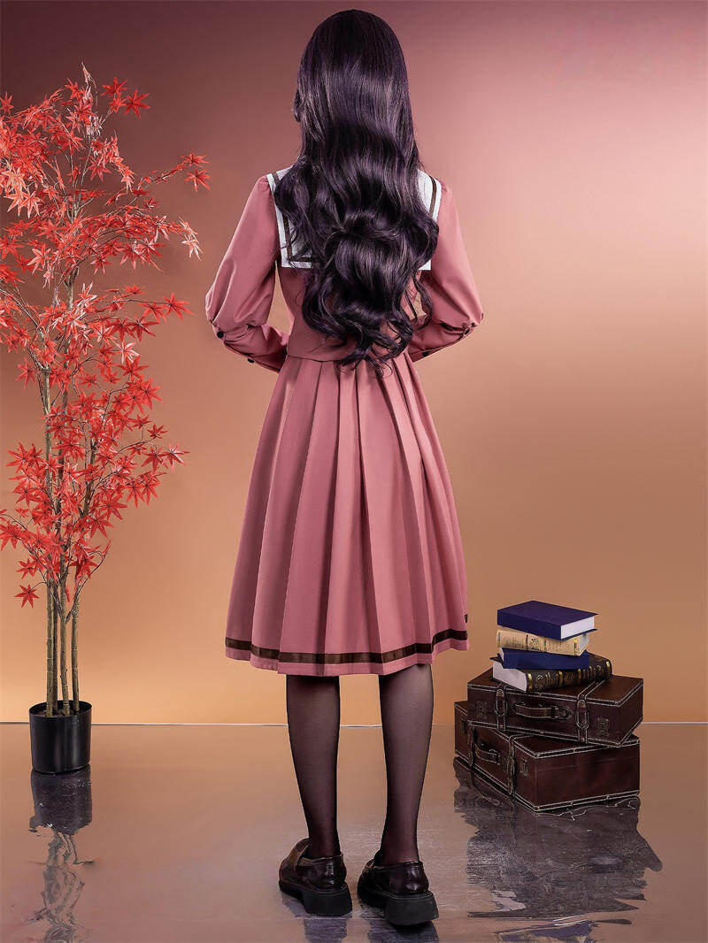 Azuiblc　薫る花は凛と咲く　和栗 薫子　コスプレ衣装　ユニフォーム　女子制服　わぐり かおるこ　ウィッグ追加　中学　JK服　ハロウィン - Azuiblc