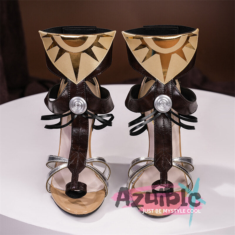 Azuiblc　鳴潮 オーガスタ　メイチョウ　コスプレ靴　サンダル　 AUGUSTA 　 Wuthering Waves - Azuiblc