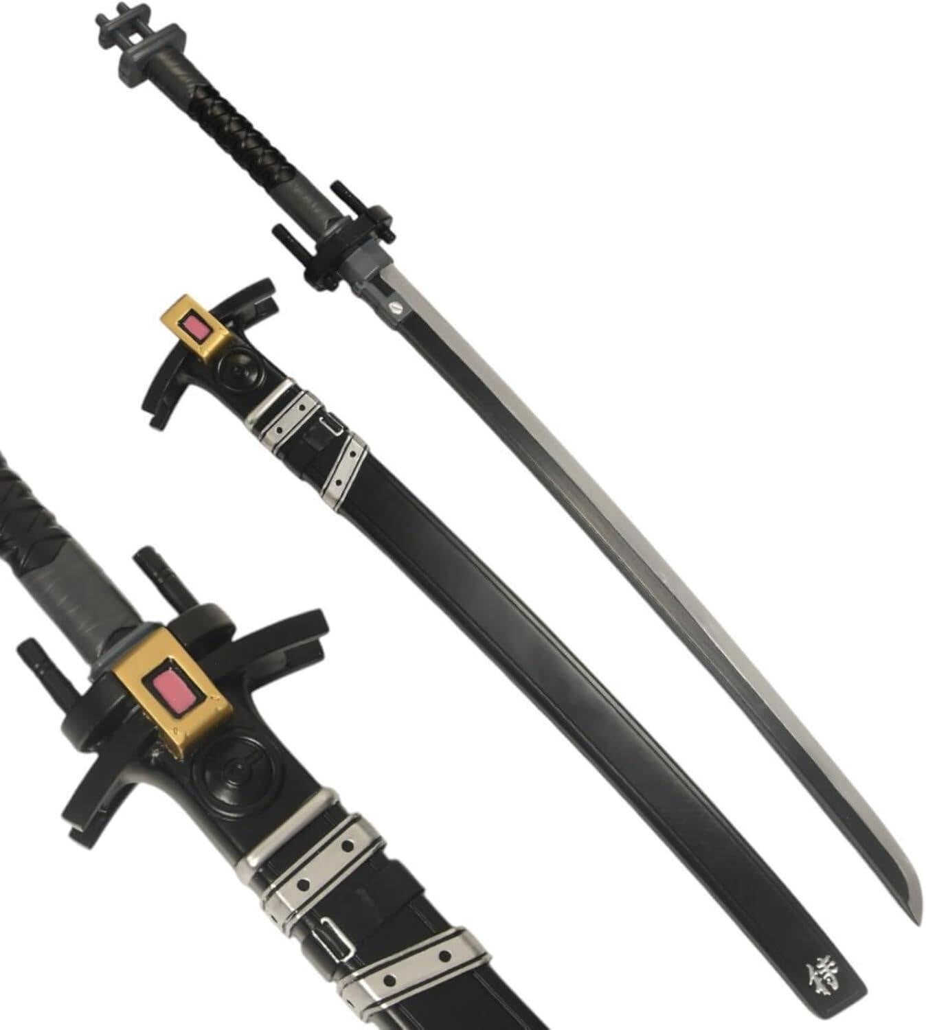 Azuiblc ゼンゼロ 星見雅 コスプレ 日本刀 113CM 鞘付き 武器 PU製 剣 刀  コスプレ道具 Cosplay - Azuiblc