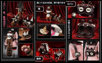 在庫は完売しました【Azuiblc】 ゼンゼロ コスプレ道具 浮波柚葉 カバン 鞄 狸 ペンダント付き コスプレ小物 通勤 日常 JK 可愛い Cosplay グッズ アニメ - Azuiblc