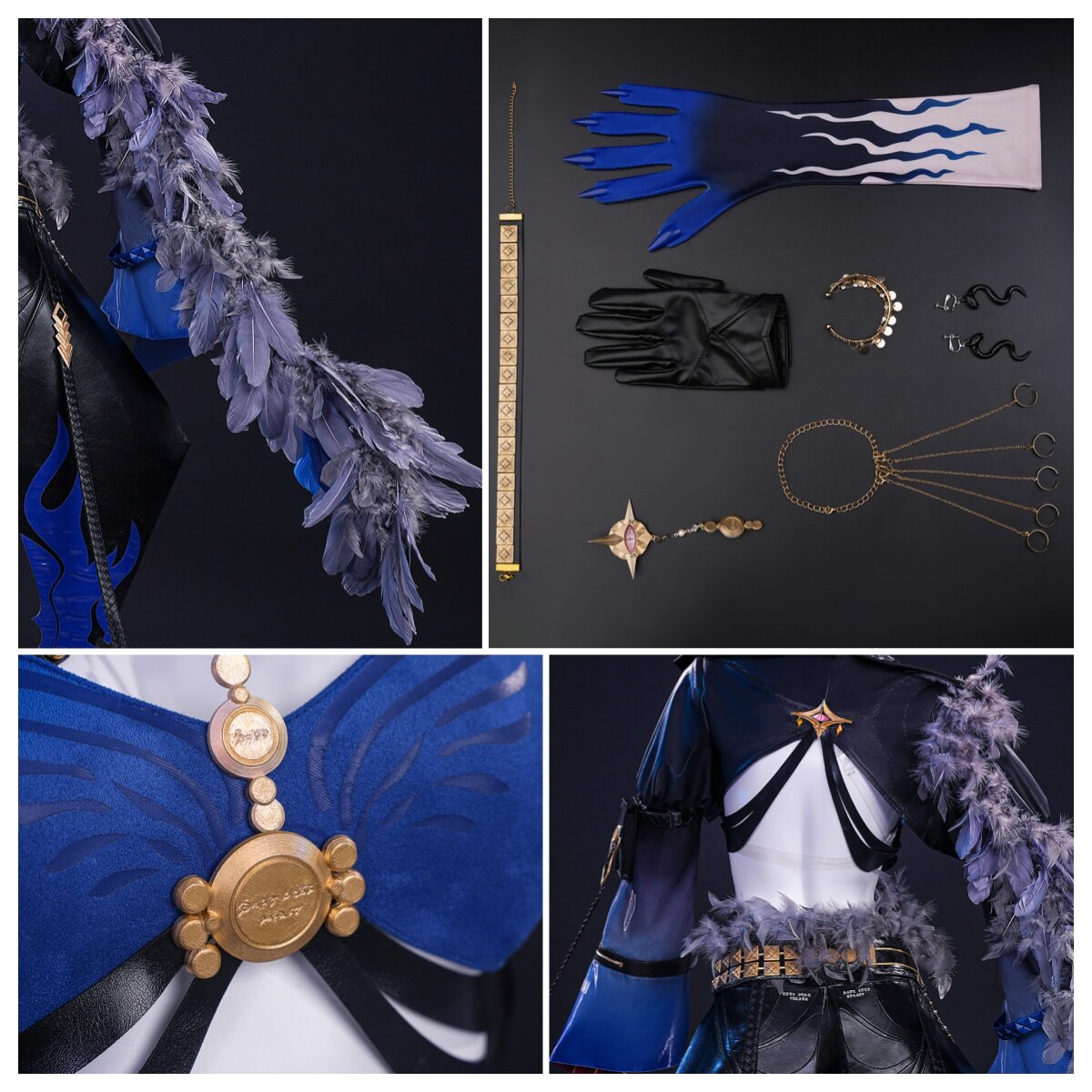 Azuiblc 鳴潮 ガルブレーナ cosplay イベント コスプレ衣装　Wuthering Waves　Galbrena　仮装　ハロウィン　舞台服 - Azuiblc