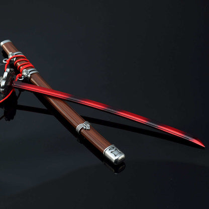 Azuiblc　SEKIRO　隻狼　楔丸　妖刀拝涙　26cm　武器　工芸品　ミニチュア　1/6スケール　ダイキャスト製　おもちゃ　武器レプリカ　卓上装備品　イベント　武器モデル　塗装済み可動フィギュア - Azuiblc