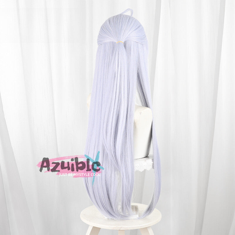 Azuiblc　ゼンレスゾーンゼロ イーシェン ウィッグ　80cm　儀玄　カツラ　コスプレAzｗ01 - Azuiblc