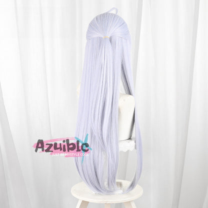 Azuiblc　ゼンレスゾーンゼロ イーシェン ウィッグ　80cm　儀玄　カツラ　コスプレAzｗ01 - Azuiblc