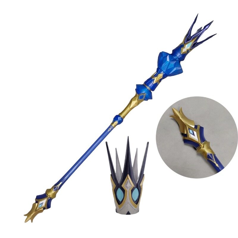 Azuiblc 崩壊スターレイル ケリュドラ 　法杖　コスプレ道具　武器モデル　王冠 駒を操る君主  Cerydra 武器レプリカ　イベント - Azuiblc