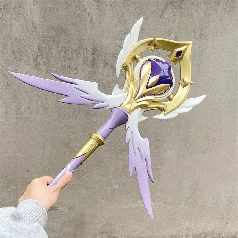 【Azuiblc】崩壊スターレイル ロビンのマイクロフォン　コスプレ道具　150CM 武器 PU製 3パーツ分ける マイクロホン台 - Azuiblc