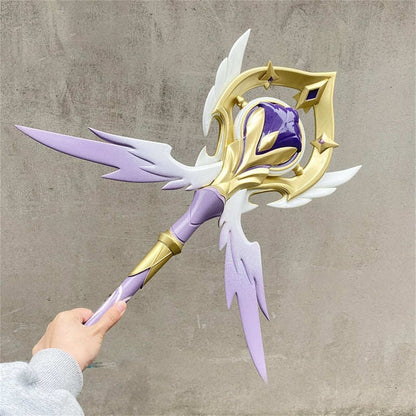 【Azuiblc】崩壊スターレイル ロビンのマイクロフォン　コスプレ道具　150CM 武器 PU製 3パーツ分ける マイクロホン台 - Azuiblc