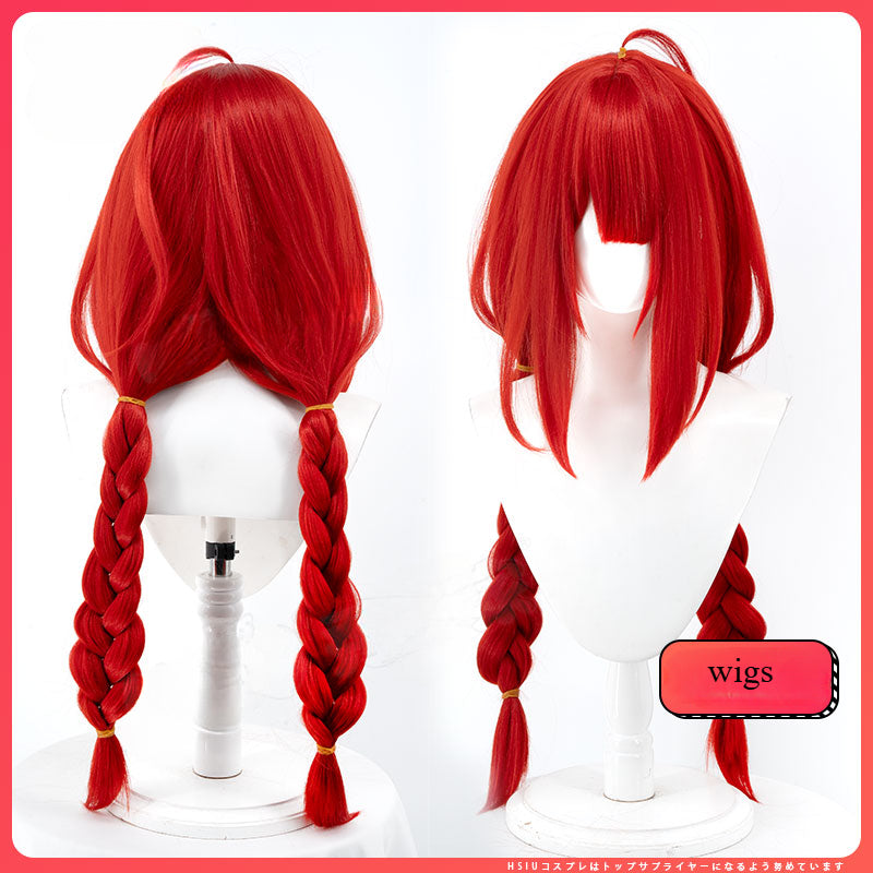 Azuiblc　ゼンレスゾーンゼロ 浮波柚葉 ウィッグ　80と100cm　コスプレ　カツラ　Ukinami Yuzuha　高精度再現 - Azuiblc