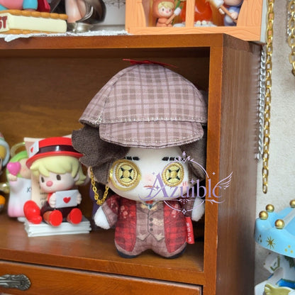 Azuiblc　Identity V 第五人格 小説家 オルフェウス Orpheus ホームズ 10cm ぬいぐるみ｜帽子着脱可