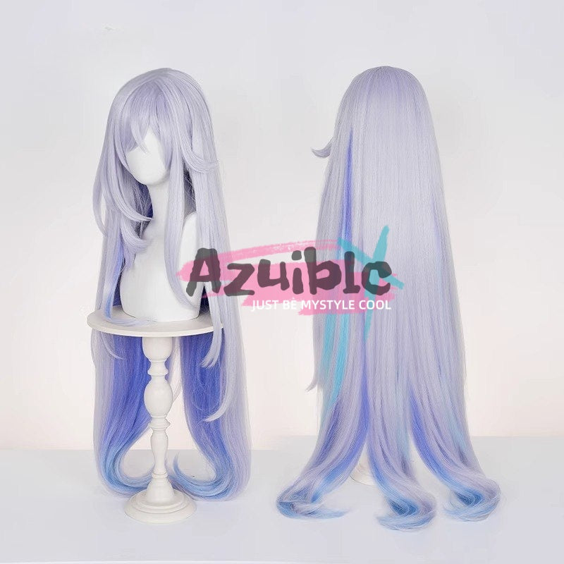 Azuiblc 原神　スカーク コスプレ　100㎝　ウィッグ　鬘　かつら - Azuiblc