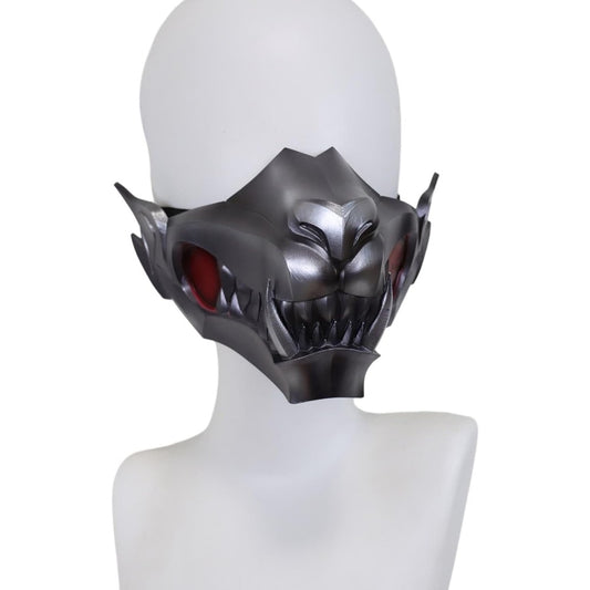 [azuiblc] 不死途 しなず 仮面 コスプレ 3Dプリント PLA 道具 狼 オオカミ マスク 武器 コスプレ道具 Cosplay グッズ コスプレ小物