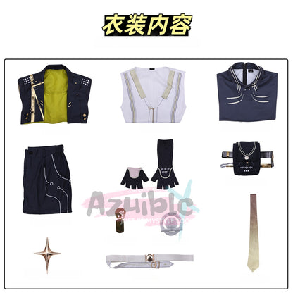 Azuiblc　鳴潮　漂泊者　コスプレ　プレミアム衣装「永久に輝く星明り」　コス衣装　コスチューム　新コスチューム