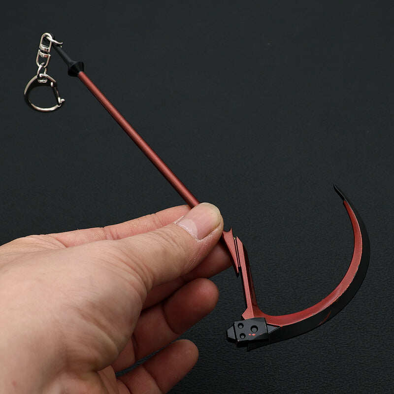 Azuiblc　新世紀エヴァンゲリオン ロンギヌスの槍 18cm ミニチュア｜赤色 ダイキャスト製｜エヴァ・使徒 レプリカ キーホルダー付き - Azuiblc