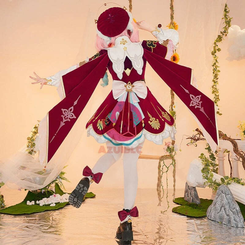 Azuiblc崩壊 スターレイル ヒアンシー コスプレ衣装コスチュームセット 金属アクセサリー 帽子付き シスターズ  cosplay - Azuiblc