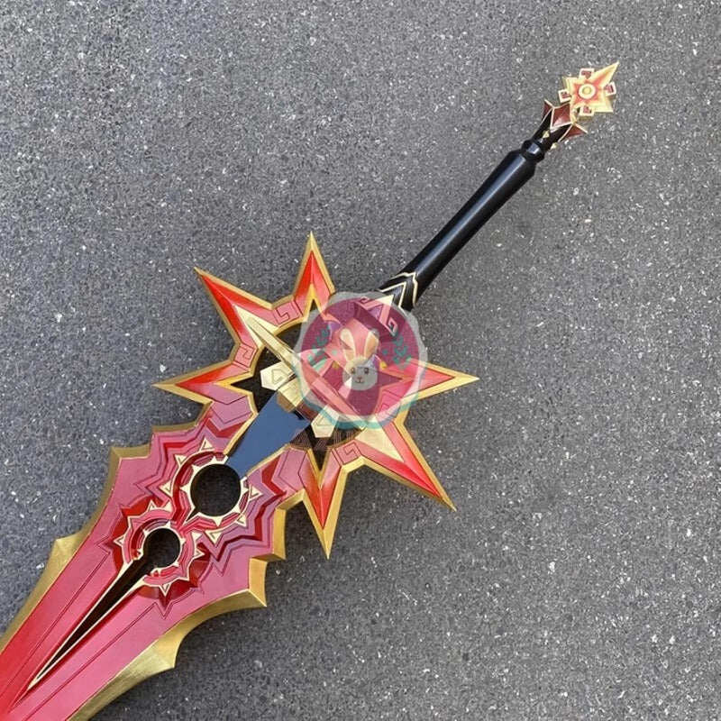 Azuiblc　原神 マーヴィカ ヘルメット コスプレ道具 仮面 お面 炎神 武器 樹脂製 おしゃれ コスプレ道具 Cosplay 道具 - Azuiblc