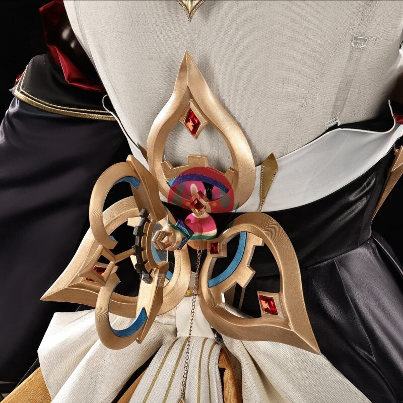 在庫ある　AZUIBLC 原神 傀儡 サンドローネ コスプレ ネジ付き コスプレ衣装 人形 お洋服 可愛い ロリータ ファデュイ執行官 コスチュームセット - Azuiblc