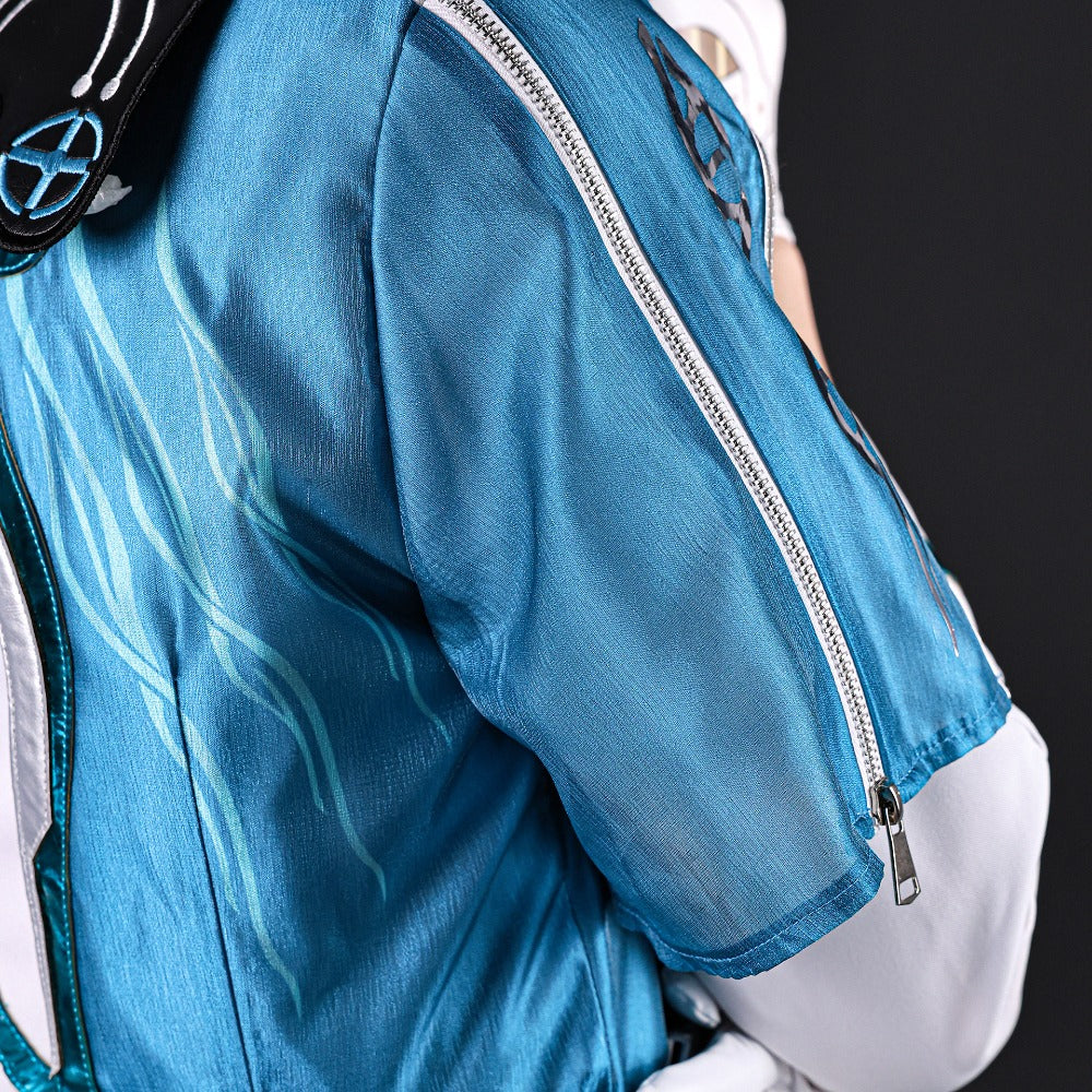 Azuiblc 鳴潮 リューク・ヘルセン コスプレ　仮装　舞台服　３d樹脂製パーツ　Luuk Herssen ウィッグ＋モチーフ武器追加対応