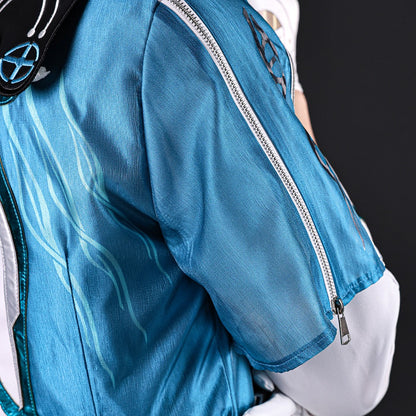 Azuiblc 鳴潮 リューク・ヘルセン コスプレ　仮装　舞台服　３d樹脂製パーツ　Luuk Herssen ウィッグ＋モチーフ武器追加対応