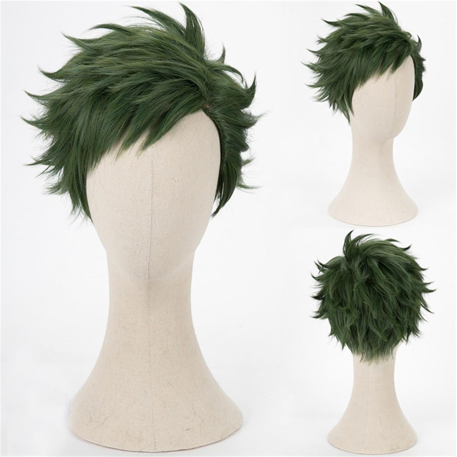 Azuiblc　ツイステッドワンダーランド　トレイ・クローバー　コスプレ ウィッグ　ツイステ ハーツラビュル寮 かつら 鬘 WIG コスプレ道具 ふしぎの国のアリス - Azuiblc