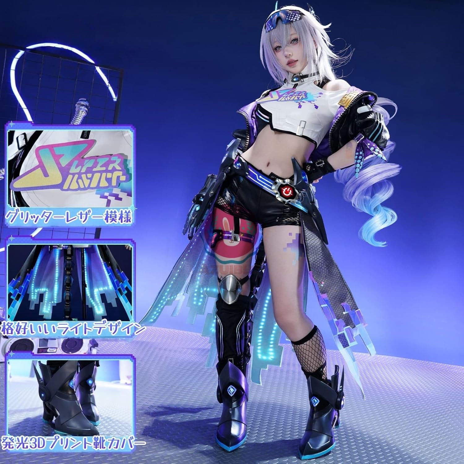 崩壊スターレイル 銀狼 衣装 靴 Amazon.co.jp: 崩壊：スターレイル 銀狼 コスプレ 靴 ブーツCosplay