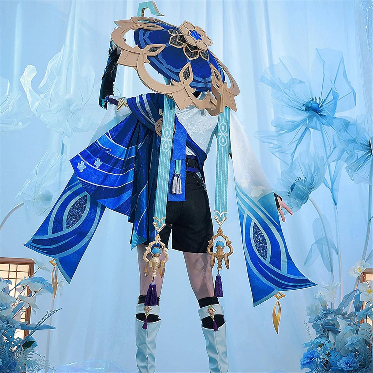 【Azuiblc】原神 スカラマシュ 放浪者 散兵 コスプレ衣装 コスチュームセット グッズ げんしん おしゃれ アニメ cosplay - Azuiblc