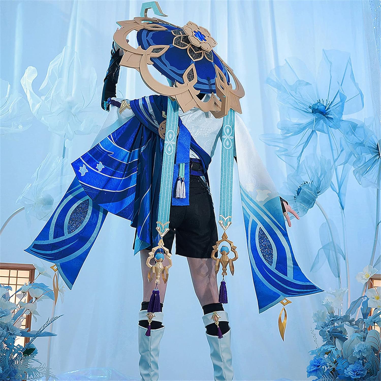 【Azuiblc】原神 スカラマシュ 放浪者 散兵 コスプレ衣装 コスチュームセット グッズ げんしん おしゃれ アニメ cosplay - Azuiblc