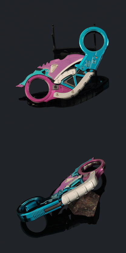 Azuiblc APEX ラプターズクロー 18cm カラムビット スパレジェ 武器モデル 実物化 武器ファン向け プレゼント お礼 武器 装備品 工芸品 塗装済み完成品武器モデル - Azuiblc