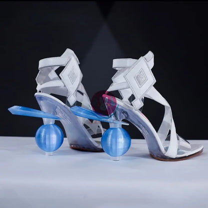 AZUIBLC 原神 少女 コロンビーナ コスプレ コスプレ衣装 クータル 月の少女 ファデュイ執行官 コスチュームセット Azuiblc