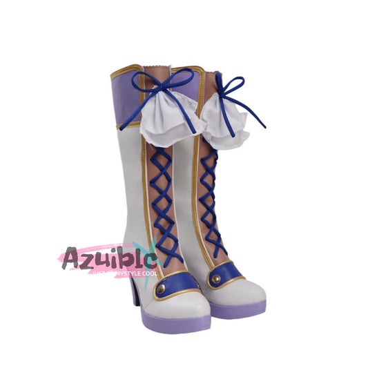 Azuiblc　アイカツ! -アイドルカツドウ!- 氷上 スミレ  ブーツ　コスプレ道具　靴　ハロウィン　舞台対応