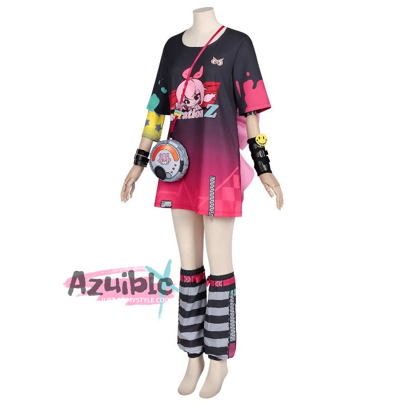 Azuiblc　NTE ネバエバ ハニア　コスプレ衣装　3dプリント印刷　イベント舞台　ハロウィン　ウィッグ追加対応
