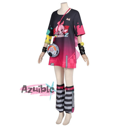 Azuiblc　NTE ネバエバ ハニア　コスプレ衣装　3dプリント印刷　イベント舞台　ハロウィン　ウィッグ追加対応