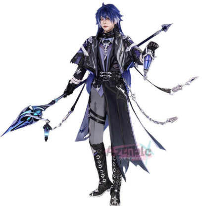 Azuiblc 原神　 Flins フリンズ　コスプレ衣装  ナドクライ　学園祭　イベント　ライトキーパー　ウィッグ+シューズ+武器追加可能　Halloween　cosplay - Azuiblc