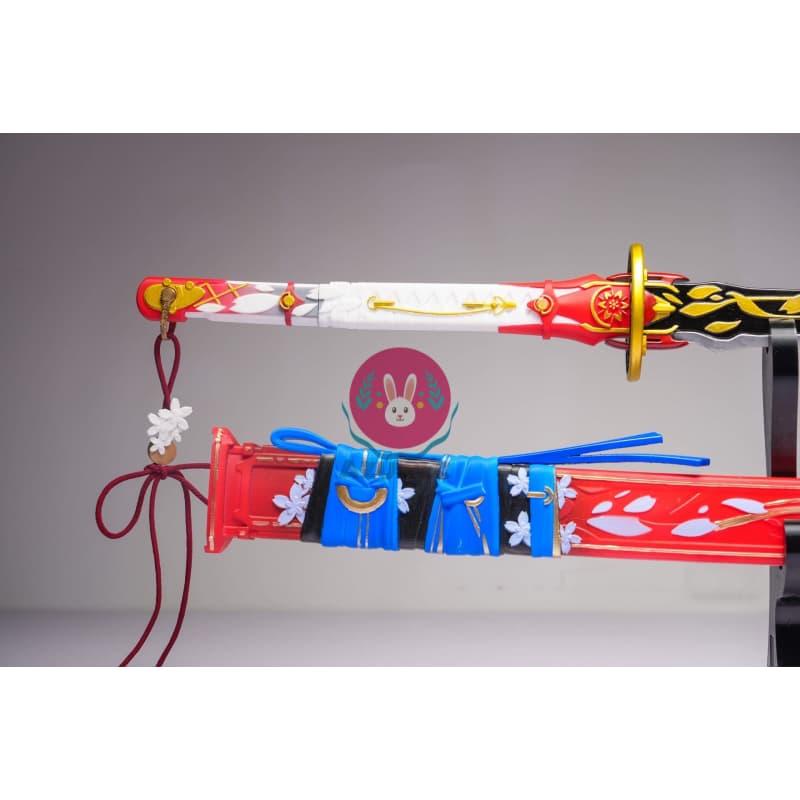 鳴潮 緋雪(ひゆき) 日本刀 コスプレ道具 130cm 鞘付き 太刀 PLA製 3D