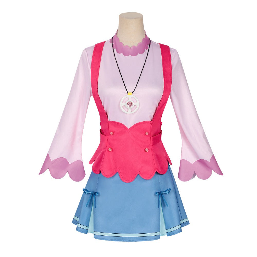 Azuiblc　名探偵プリキュア　明智 あんな　日常服　コスプレ衣装　ドレス　コスチューム