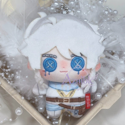 Azuiblc Identity V 第五人格 占い師 イライ・クラーク Eli Clark 10cm ぬいぐるみ｜ホワイトVer.・アイマスク付き