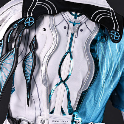 Azuiblc 鳴潮 リューク・ヘルセン コスプレ　仮装　舞台服　３d樹脂製パーツ　Luuk Herssen ウィッグ＋モチーフ武器追加対応