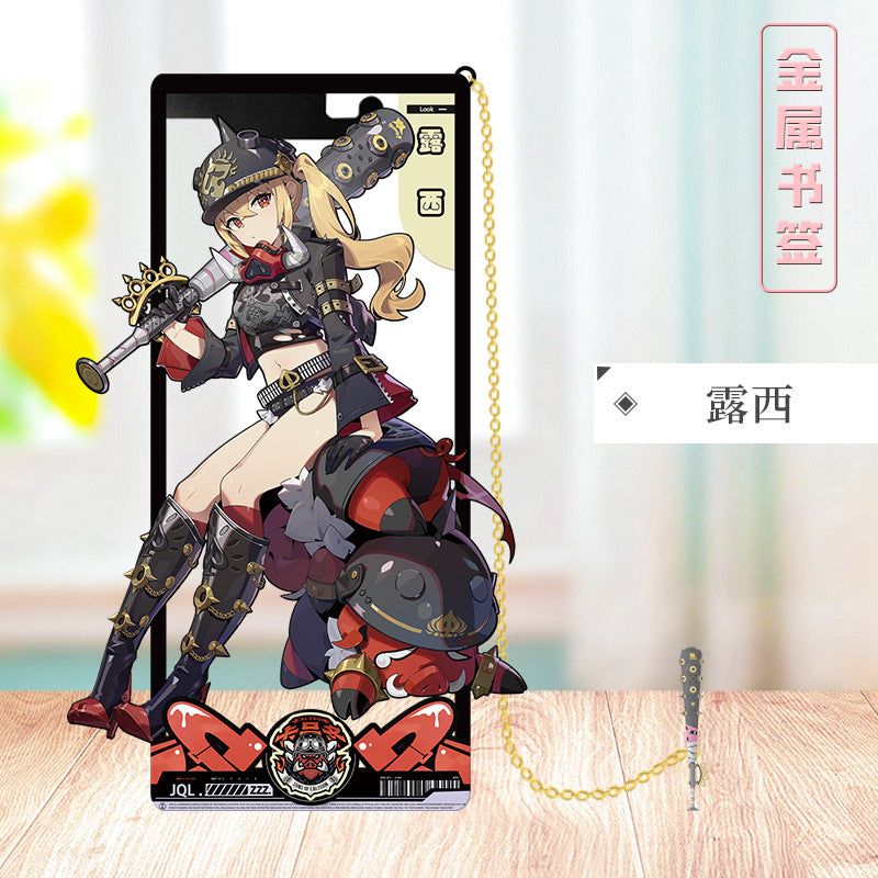 Azuiblc ゼンレスゾーンゼロ 栞 ビビアン トリガー 0号アンビー 金属製