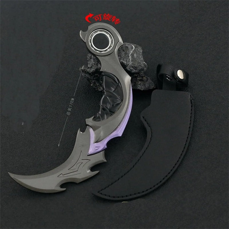 Azuiblc　VALORANT　プライム2.0 カラムビット　ミニチュア  16cm レプリカコレクション合金 インテリア装備品 ユニーク - Azuiblc