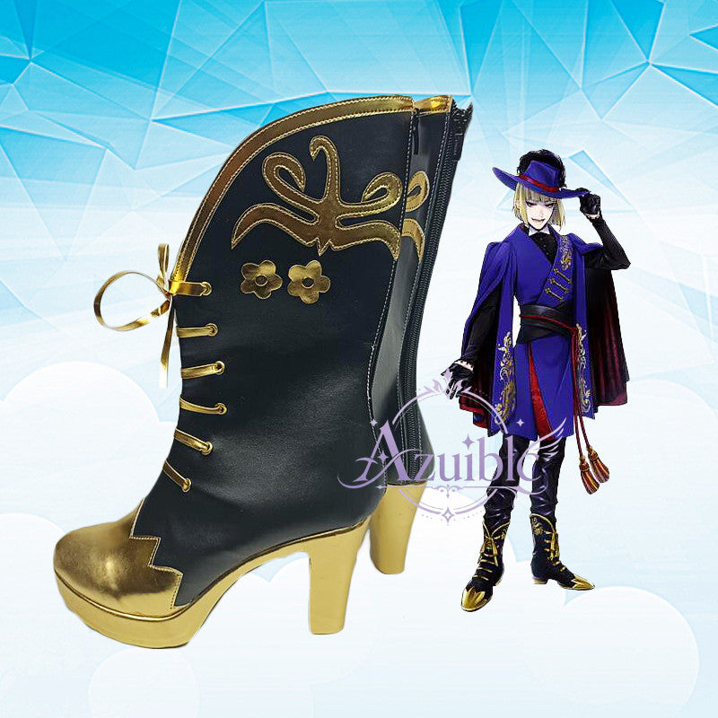 Azuiblc ツイステ ヴィル・シェーンハイト Vil Schoenheit コスプレ靴｜厚底・オーダーメイド