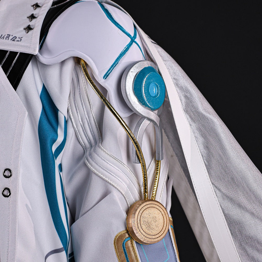 Azuiblc 鳴潮 リューク・ヘルセン コスプレ　仮装　舞台服　３d樹脂製パーツ　Luuk Herssen ウィッグ＋モチーフ武器追加対応