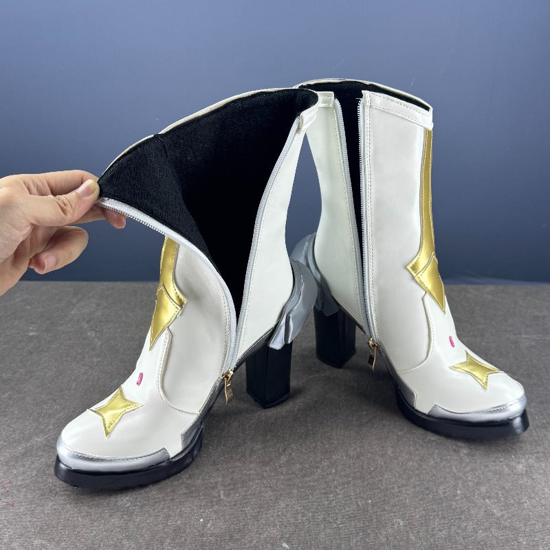 Azuiblc　鳴潮　エイメス　パンプス　シューズ　コスプレ道具　ロングブーツ　9cm　7cm　ブーツ　シューズ