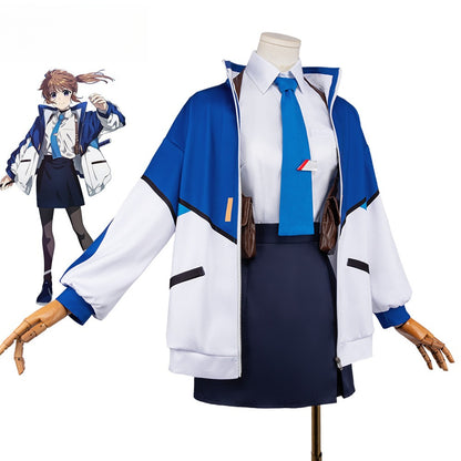 Azuiblc　魔法少女リリカルなのは 　 高町なのは 　コスプレ衣装　ユニフォーム　高校生服　衣装　仮装　ハロウィン　舞台服