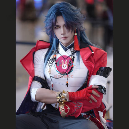 【Azuiblc】崩壊：スターレイル 千冶・刃 Mortenax Blade コスプレ衣装 金属アクセサリー コスチューム cosplay 舞台 イベント ウィッグ追加対応