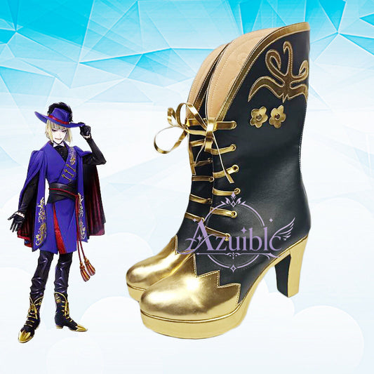 Azuiblc ツイステ ヴィル・シェーンハイト Vil Schoenheit コスプレ靴｜厚底・オーダーメイド