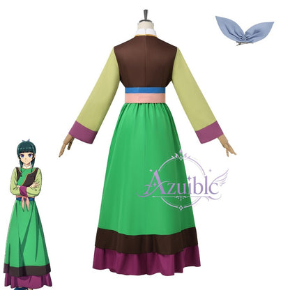 Azuiblc 劇場版 薬屋のひとりごと「亡妃の秘宝」猫猫 コスプレ衣装