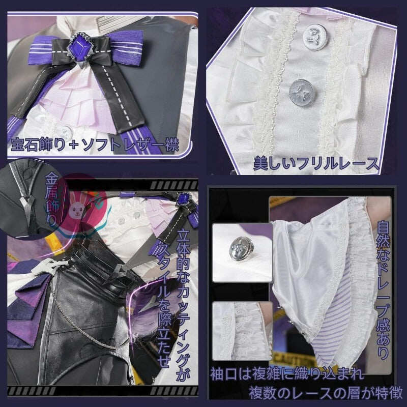 Azuiblc ゼンゼロ ビビアン 3D樹脂アクセサリー 　コスプレ衣装靴飾り付き コスチュームセット バンパイア 吸血鬼 お洋服 ゴシック おしゃれ Azuiblc