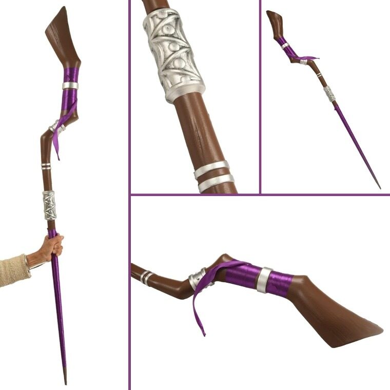 Azuiblc　葬送のフリーレン　フェルン 　コスプレ道具　143㎝　法杖　武器 PU製 3パーツ分ける　武器 戦士 Cosplay 道具 　 - Azuiblc